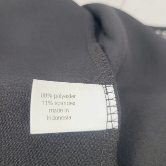 BLACK Lane Bryant Black Lena High Low Scuba Dress - 26 EUC BLACK - Picture 4 of 14